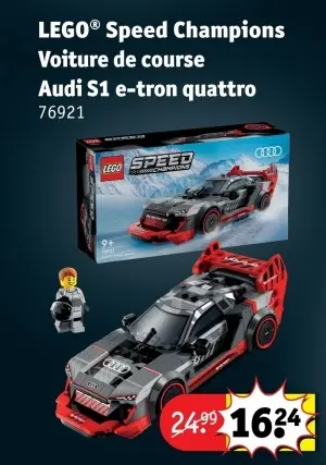 Offre: Speed Champions Voiture de course Audi S1 e-t