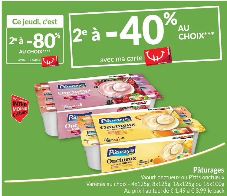 Offre: Onctueux aux fruits mixés
