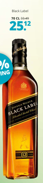 Aanbieding: JOHNNIE WALKER BLACK LABEL Blended Scotch Whis