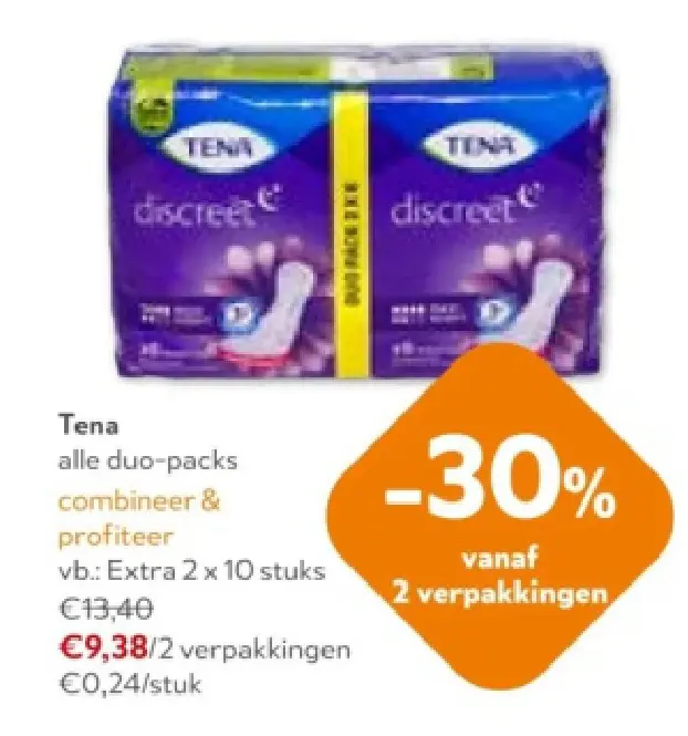 Promotie: Tena Discreet