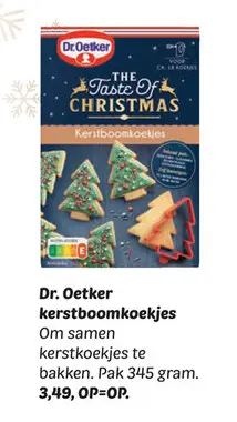 Aanbieding: kerstboomkoekjes
