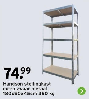 Aanbieding: Stellingkast extra zwaar metaal