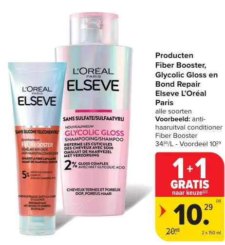 Promotie: Fiber Booster, Glycolic Gloss en Bond Repair