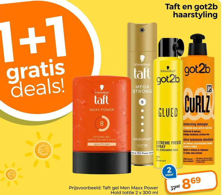 Aanbieding: Taft gel Men Maxx Power
