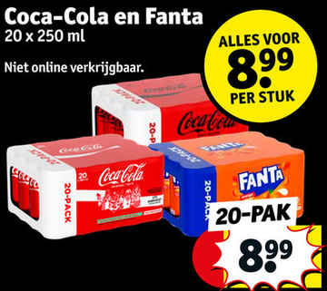 Aanbieding: Coca-Cola en Fanta