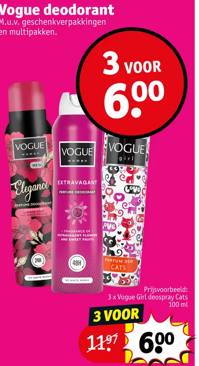 Promotie: Vogue deodorant