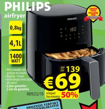 Offre: PHILIPS airfryer