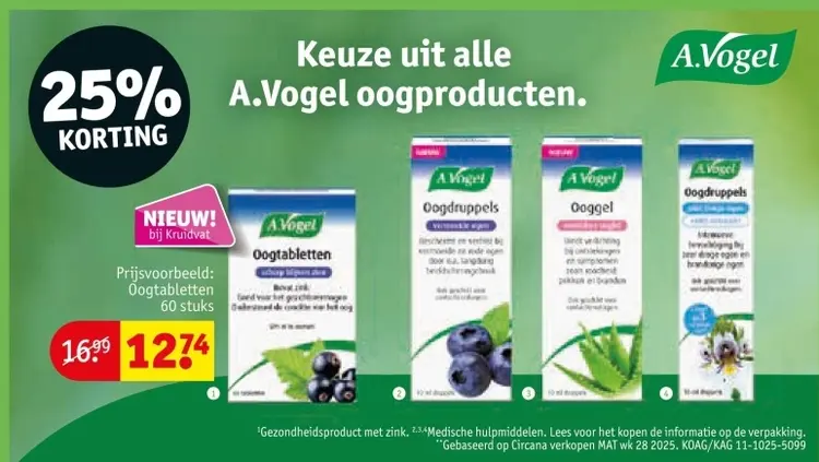 Aanbieding: Oogtabletten