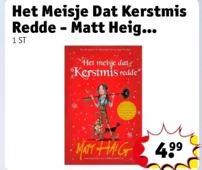 Aanbieding: Het Meisje Dat Kerstmis Redde - Matt Heig Kinderboek