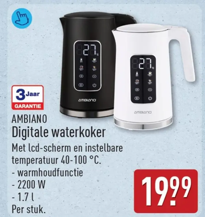 Aanbieding: Digitale waterkoker