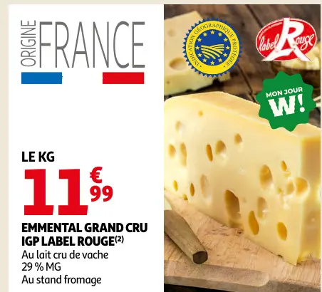 Promotie: Emmental grand cru