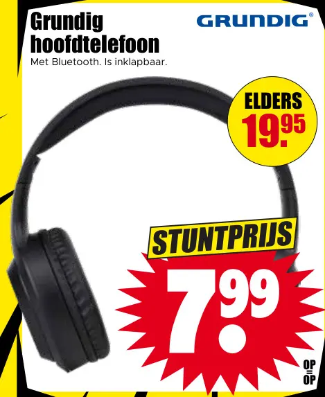 Aanbieding: hoofdtelefoon