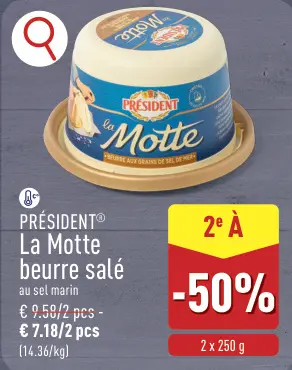 Offre: La Motte beurre salé