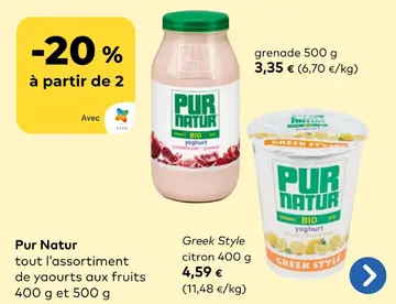 Offre: Pur Natur