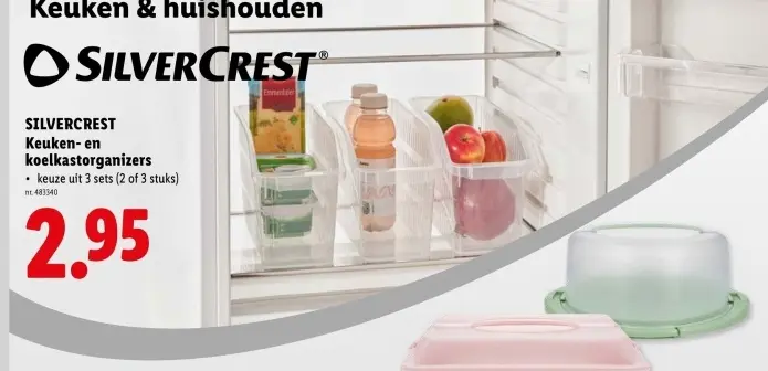 Promotie: Keuken- en koelkastorganizers