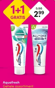 Aanbieding: Aquafresh Gehele assortiment