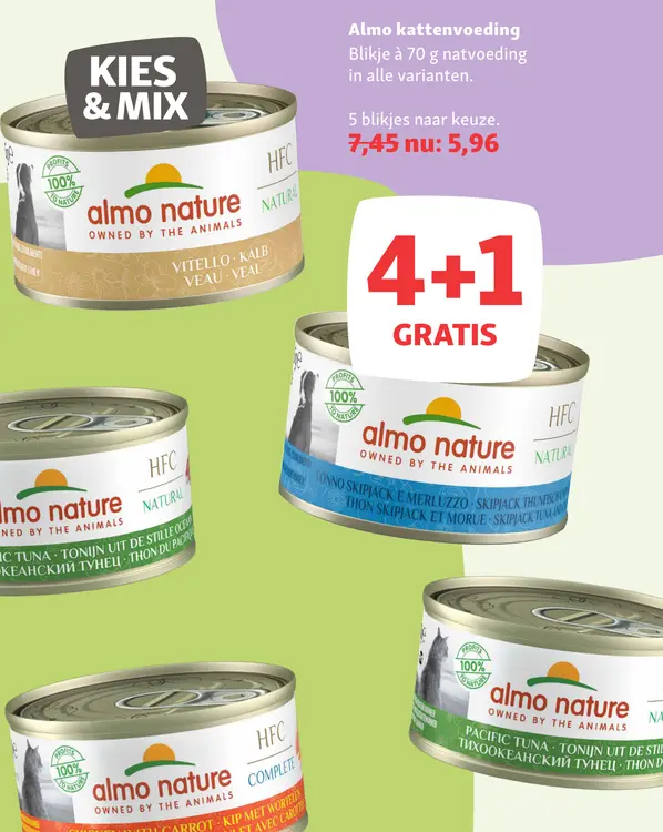 Aanbieding: Almo kattenvoeding