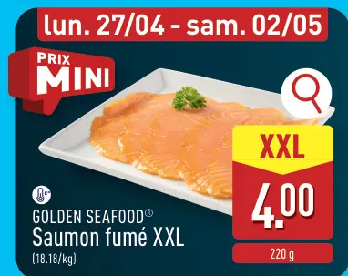Offre: Saumon fumé XXL