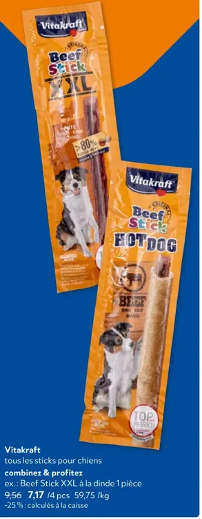 Offre: Sticks pour chiens