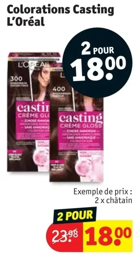 Offre: Colorations Casting