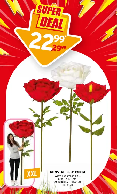 Promotie: Kunstroos