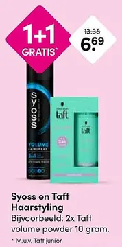 Aanbieding: Syoss en Taft Haarstyling