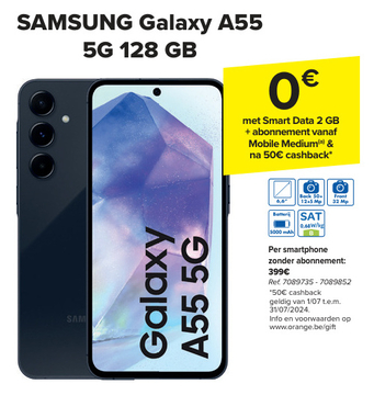 Aanbieding: SAMSUNG Galaxy A55