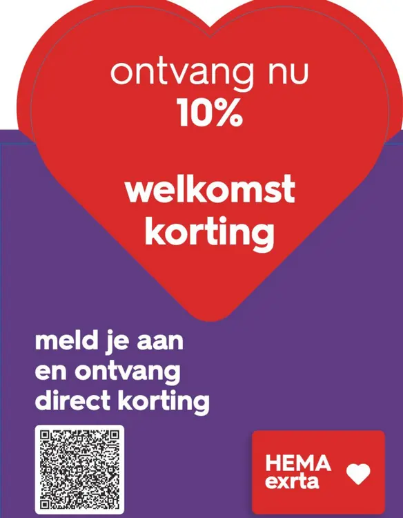 Promotie: welkomstkorting