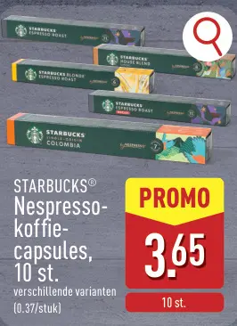 Promotie: Nespresso-koffie-capsules