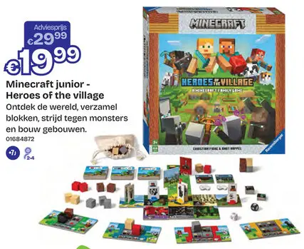 Aanbieding: Minecraft junior - Heroes of the village