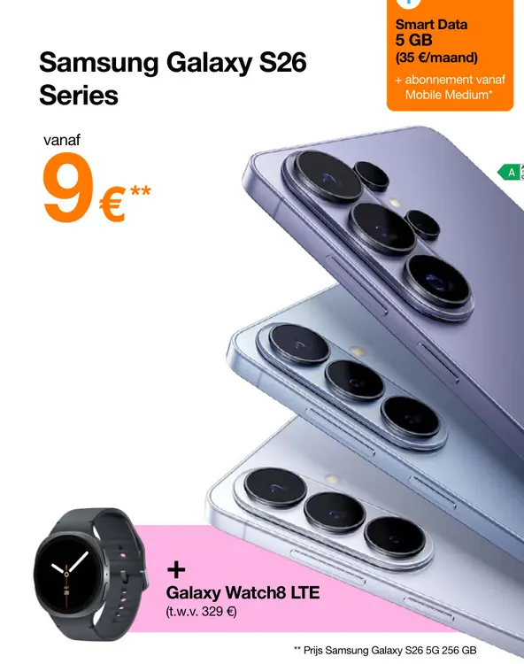 Promotie: Galaxy S26 Series