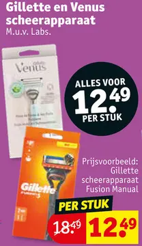Aanbieding: Gillette en Venus scheerapparaat