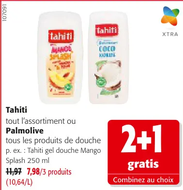 Offre: gel douche Mango Splash