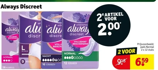 Aanbieding: Always Discreet
