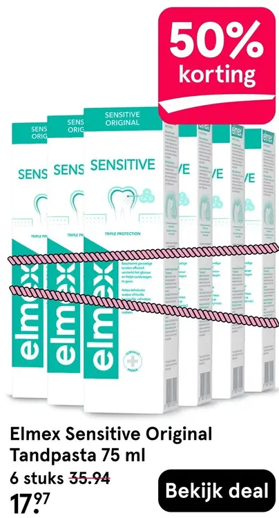 Aanbieding: Sensitive Original Tandpasta 75 ml