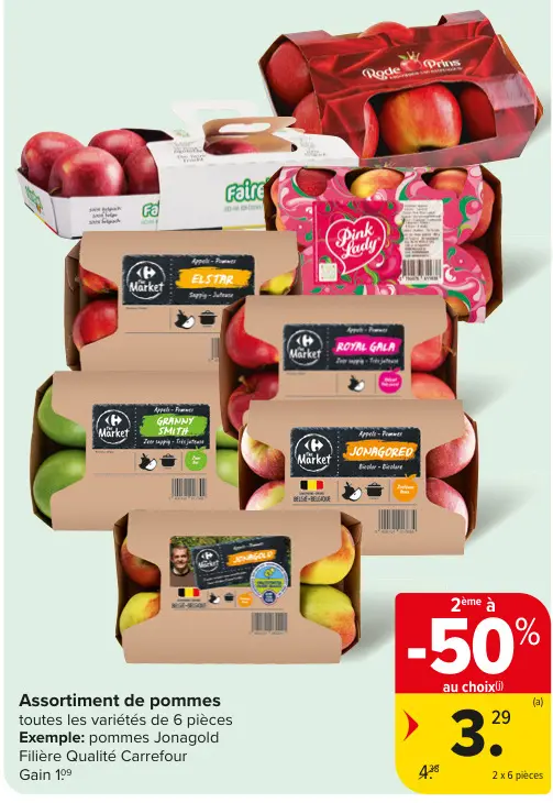 Offre: Assortiment de pommes
