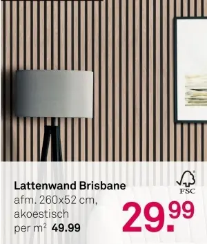 Aanbieding: Lattenwand Brisbane