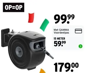 Aanbieding: Wandslangbox 15 meter