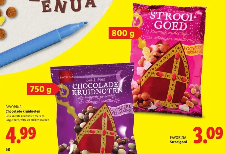 Aanbieding: Chocolade kruidnoten