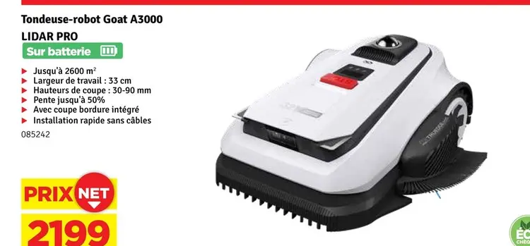 Offre: Tondeuse-robot Goat A3000