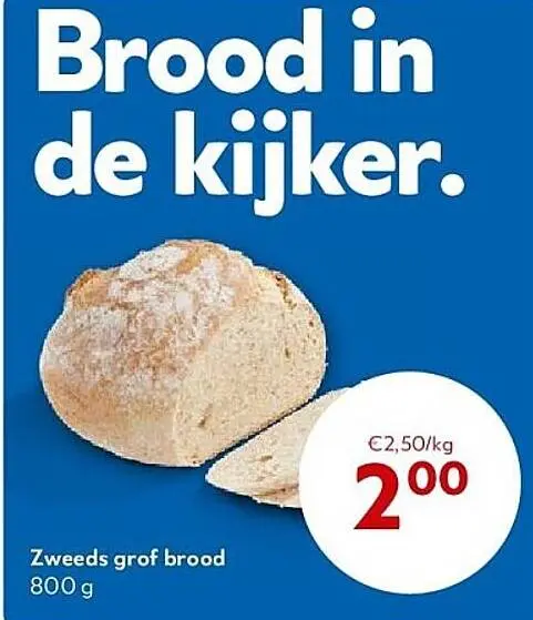 Promotie: Zweeds grof brood