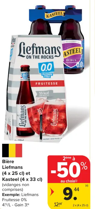 Offre: Bière Liefmans et Kasteel