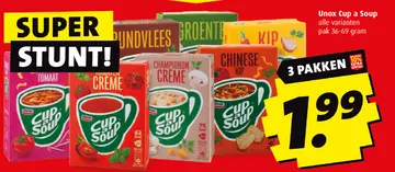 Aanbieding: Unox Cup a Soup