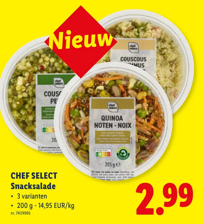 Promotie: Snacksalade