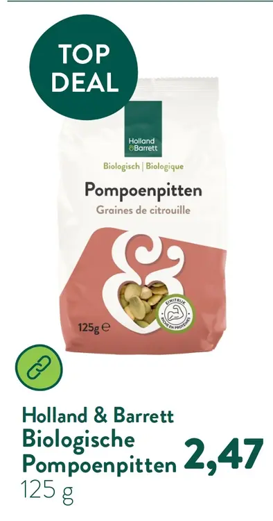 Aanbieding: Biologische Pompoenpitten