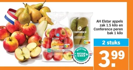Aanbieding: Elstar appels en Conference peren