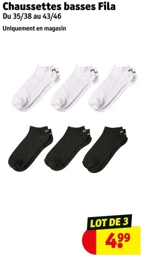 Offre: Chaussettes basses