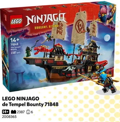 Aanbieding: NINJAGO de Tempel Bounty 71848