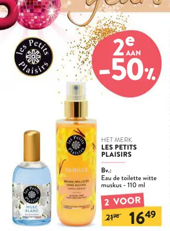 Promotie: Eau de toilette witte muskus
