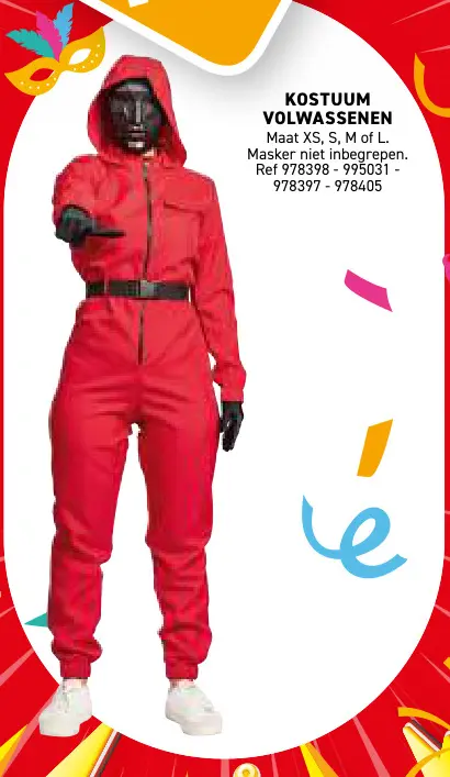 Promotie: Kostuum volwassenen